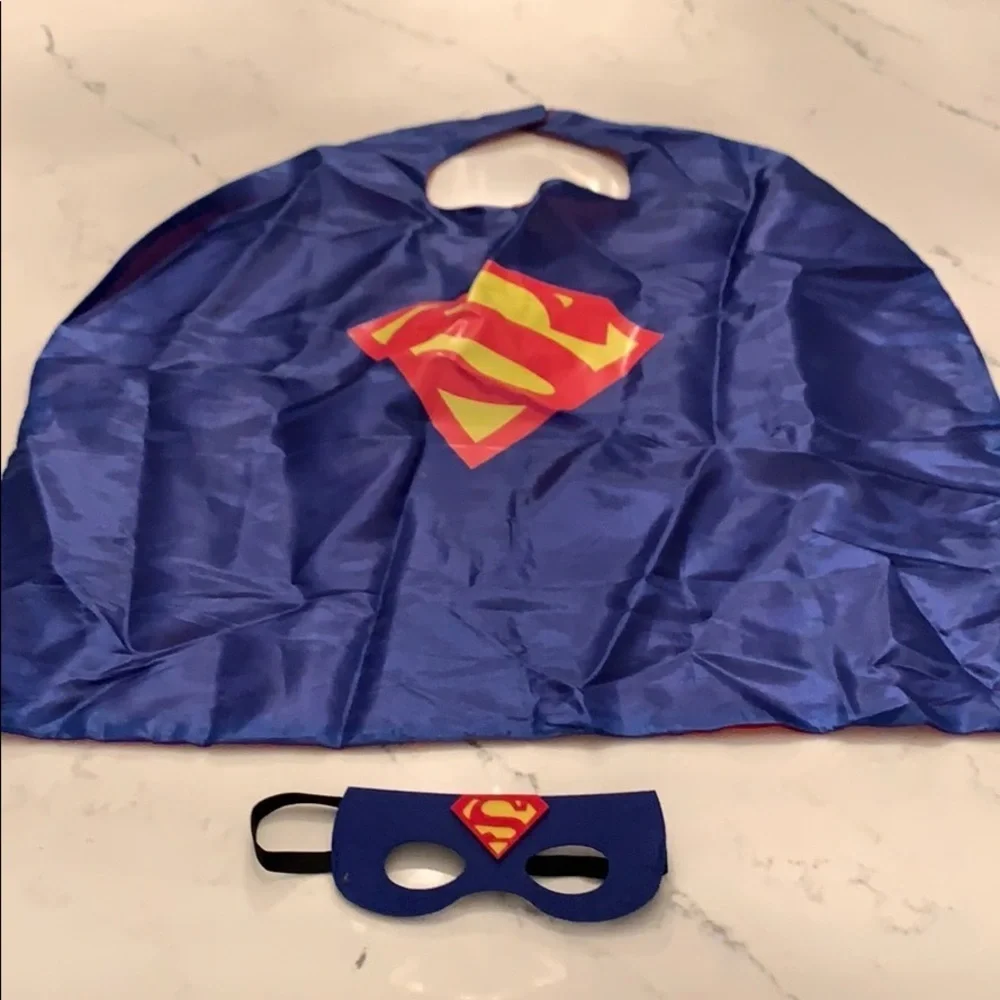Superman Cape, Mask & Cup